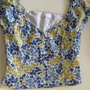 Elegant Floral Button-Up dress